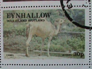 EYNHALLOW SCOTLAND STAMP:1977 WILD ANIMALS CTO- MNH - MINI SHEET #2