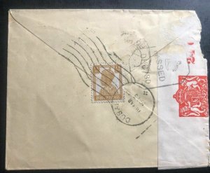 1943 India Post Office Dubai United Arab Emirates Censored Cover To Bombay