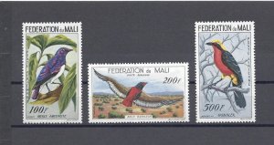 MALI 1960 SG 10/12 MNH Cat £43