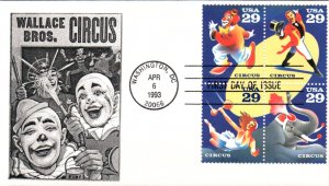 #2750-53 Circus S & T FDC
