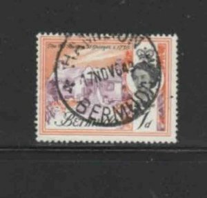 BERMUDA #175 1962 1p QEII & THE OLD RECTORY F-VF USED b