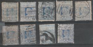 #98 New South Wales used lot of 9