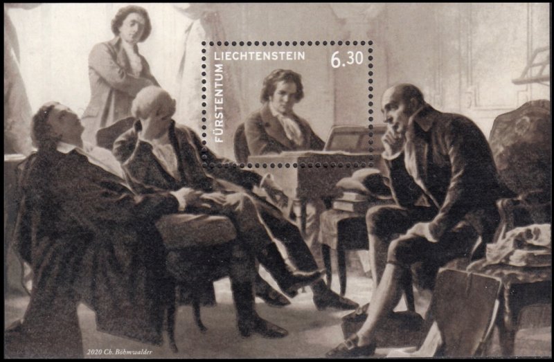 LIECHTENSTEIN 2020 BEETHOVEN 250TH ANNIVERSARY MUSIC COMPOSER [#2003]