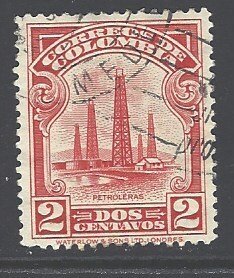 Colombia Sc # 412 used (BBC)