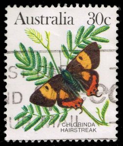 Australia #875A Chlorinda Hairstreak Butterfly; Used