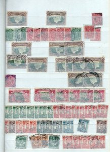 Gold Coast Rhodesia Nigeria EVII/QE Used Collection (Apprx 550 Items)Goy784