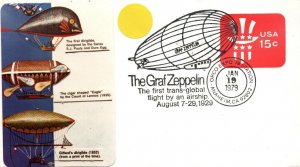 THE GRAF ZEPPELIN COMMEMORATIVE COVER ORCO EXPO 1979 ANAHEIM CA CACHET STICKER