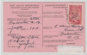 Scarce use of AR Card to USA, 1940 Canada