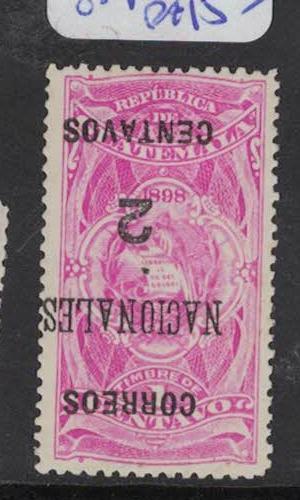 Guatemala SC 92 Inverted Overprint MOG (5dqn)