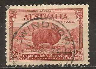 Australia #147a F-VF Used CV $5.00 (3336)  