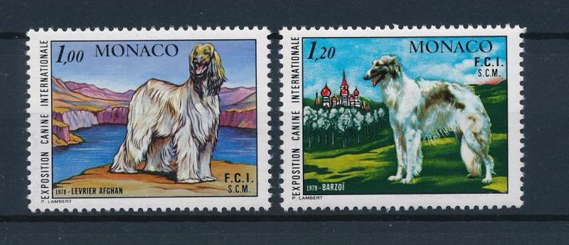 [39495] Monaco 1978 Animals Dogs Afghan Barzoi MNH