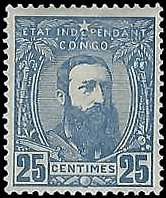 BELGIAN CONGO   #8 MH (1)