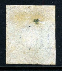 CHILE 1861 10c. COLON LAST LONDON PRINTING  Chile #11 Scott 12 SG 31/2 Wmk 1