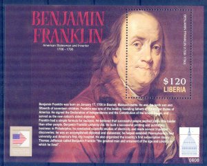 Liberia 2006 Benjamin Franklin Scott 2400 S/S MNH