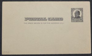 1907 US Sc. #UX19 postal card, mint, good condition