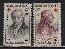 France MNH sc# B337-B338 Red Cross 2014CV $4.50