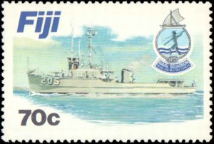Fiji #462-465, Complete Set(4), 1982, Ships, Never  Hinged
