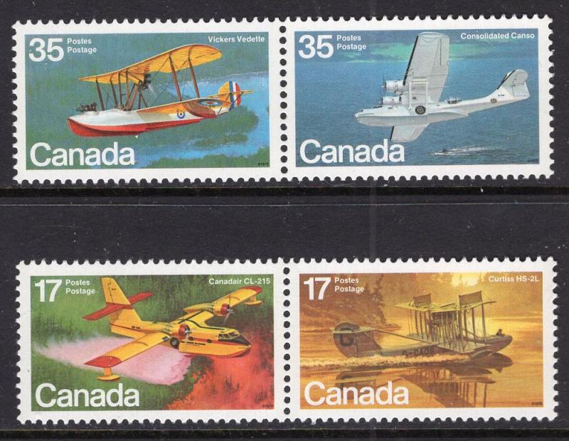 Canada 843-846a Airplanes MNH VF