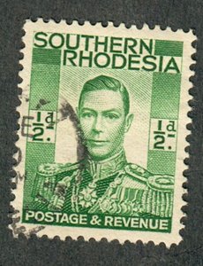 Southern Rhodesia #42 used single
