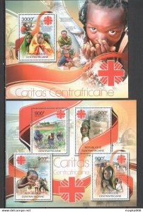 2012 Central Africa Organizations Humanitarian Caritas Bl+Kb ** Ca824