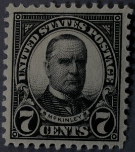 United States #559 7 Cent McKinley OG