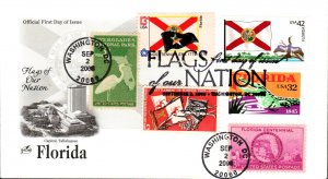 #4284 FOON: Florida Flag Combo Artcraft FDC