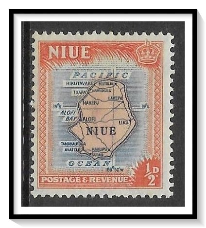 Niue #94 Map MNH