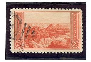 U.S. Used Scott #742 2 Cent Red
