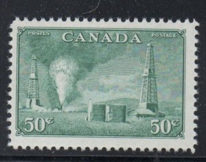 Canada Sc 294 1950 50c Oil Well stamp mint NH