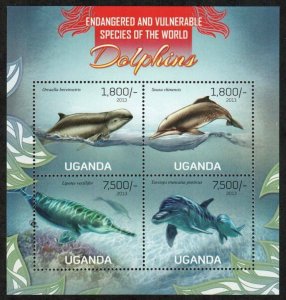 Uganda Stamp 2025  - Dolphins