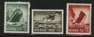 Norway Scott B35-37 1944 wartime ship sinkings adhesions