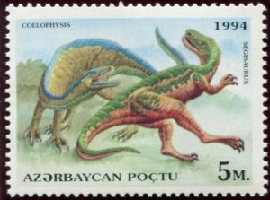 446-453 Azerbaijan Dinosaurs, MNH set of 7 & SS