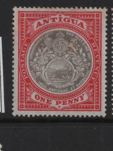 Antigua 1903 SG32 one penny, mounted mint, CC, watermark