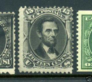 Scott #77 Lincoln Unused Stamp with Weiss Cert (Stock #77-5m)