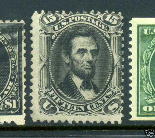 77 Lincoln Unused Stamp with Weiss Cert (Stock #77-5m)