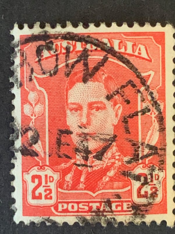Australia red stamp  ,  black cancelled postage used, refno:5016