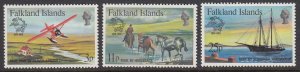 Falkland Islands 295-7 UPU mnh