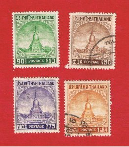 Thailand #316-319   VF used  Monument  Free S/H