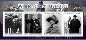 Stamps.Winston Churchill 2021 year 1+1 sheets perforated Mali