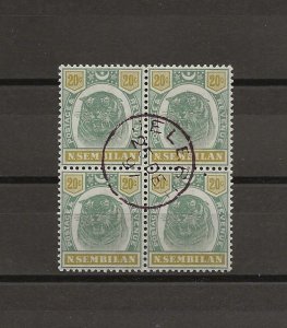 MALAYA/NEGRI SEMBILAN 1895/99 SG 12 USED Cat £160