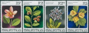 Mauritius 1981 SG605-608 Flowers set MNH