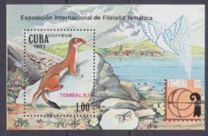 1983 Cuba 2740/B77 Fauna 4,50 €