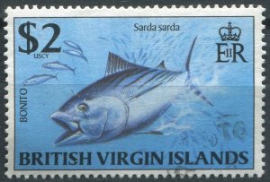 British Virgin Islands Sc#859 Used, $2 multi, Game Fishing (1997)