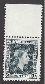 New Zealand #O111 MNH single, official Queen Elizabeth II, issued 1963