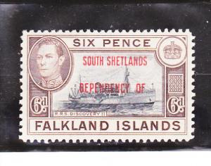 Falkland Islands Dependencies  Scott#  5L6  MH