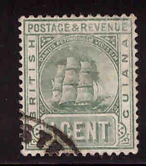 British Guiana Scott 133 Used  ship stamp