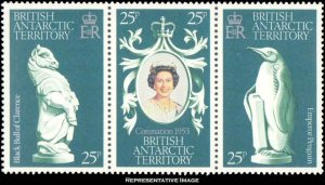 British Antarctic Territory Scott 71a-71c Mint never hinged.