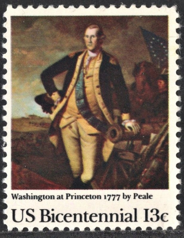 SC#1704 13¢ Washington at Princeton 1777 by Peale (1977) MNH