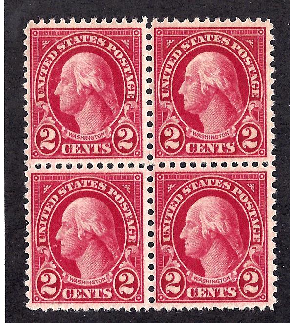 634 Mint,OG,NH... Block of 4... SCV $1.20