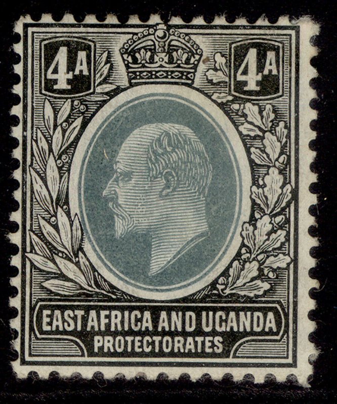 EAST AFRICA and UGANDA EDVII SG23, 4a grey-green & black, M MINT. 